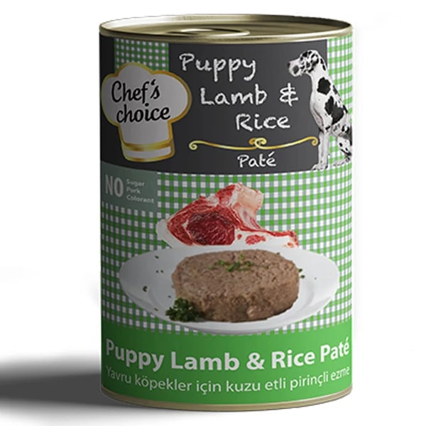 Chefs Choice Kıyılmış Kuzulu Yavru Köpek Konservesi