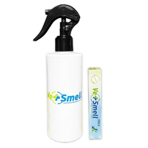 VetSmell Fresh Kedi ve Köpekler için Konsantre Koku Giderici Ekstre ve Sprey Şişe
