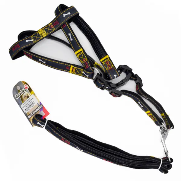 Euro Dog Köpek Uzatma Tasması ve Göğüs Tasması Takımı