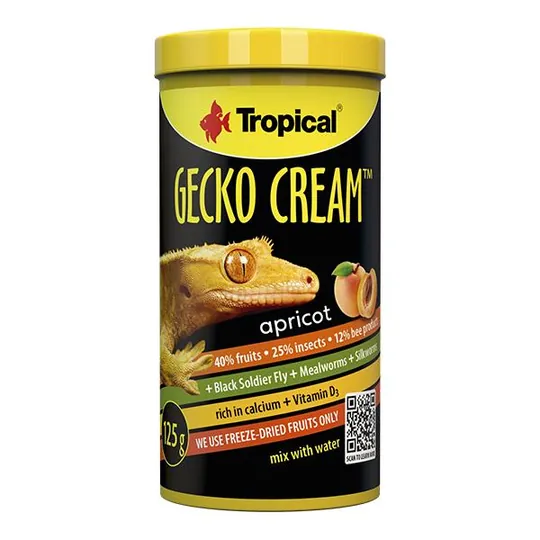 Tropical Gecko Cream Apricot Kayısılı Gecko Yemi