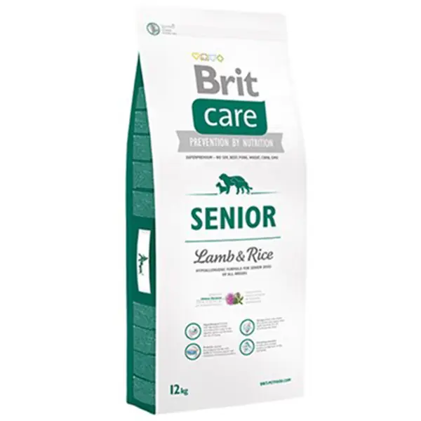 Brit Care Senior Hypo-Allergenic Kuzu Etli Yaşlı Köpek Maması