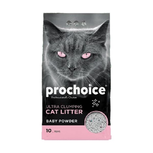 Prochoice Bentonit Bebek Pudralı Topaklanan Doğal Kedi Kumu