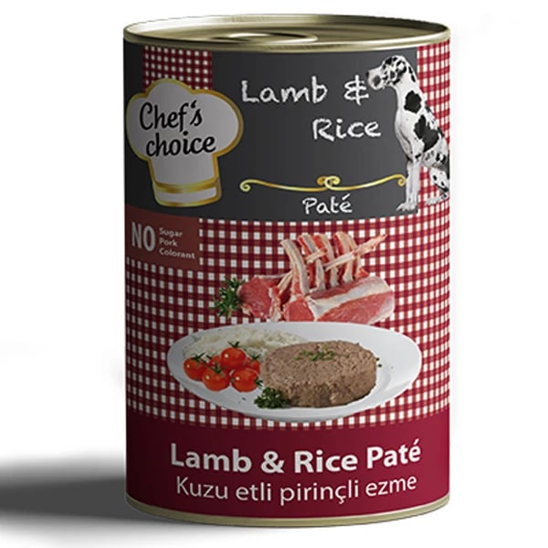 Chefs Choice Kıyılmış Kuzulu Yetişkin Köpek Konservesi