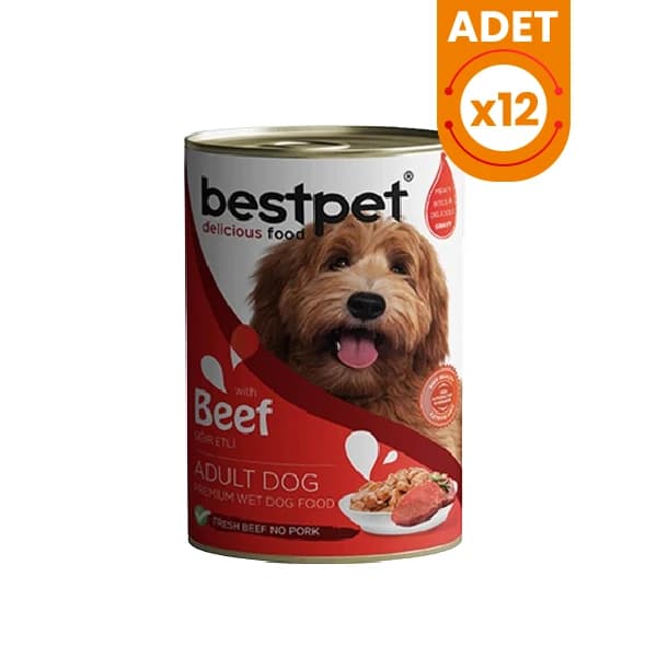 Bestpet Sığır Etli Jöleli Yetişkin Köpek Konservesi