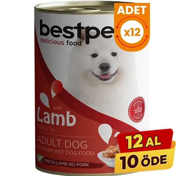 Bestpet Kuzulu Gravy Yetişkin Köpek Konservesi