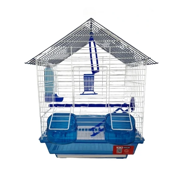 Kiki Excellent Portatif Dik Çatılı Muhabbet Kuşu Kafesi