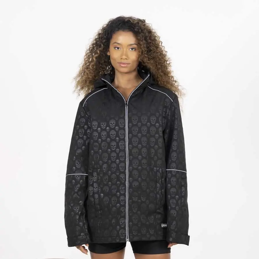 Lindo Dogs People Black Skull Unisex Yağmurluk