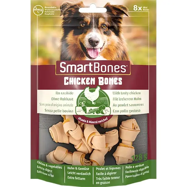 Smart Bones Tavuklu Mini Düğüm Köpek Ödül Kemiği