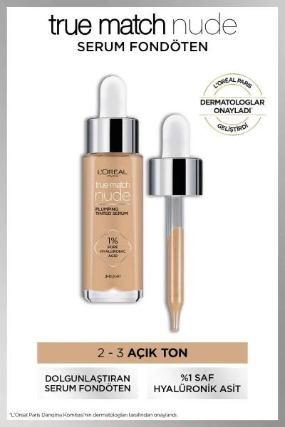 L Oréal Paris True Match Nude Fondöten Serum Light