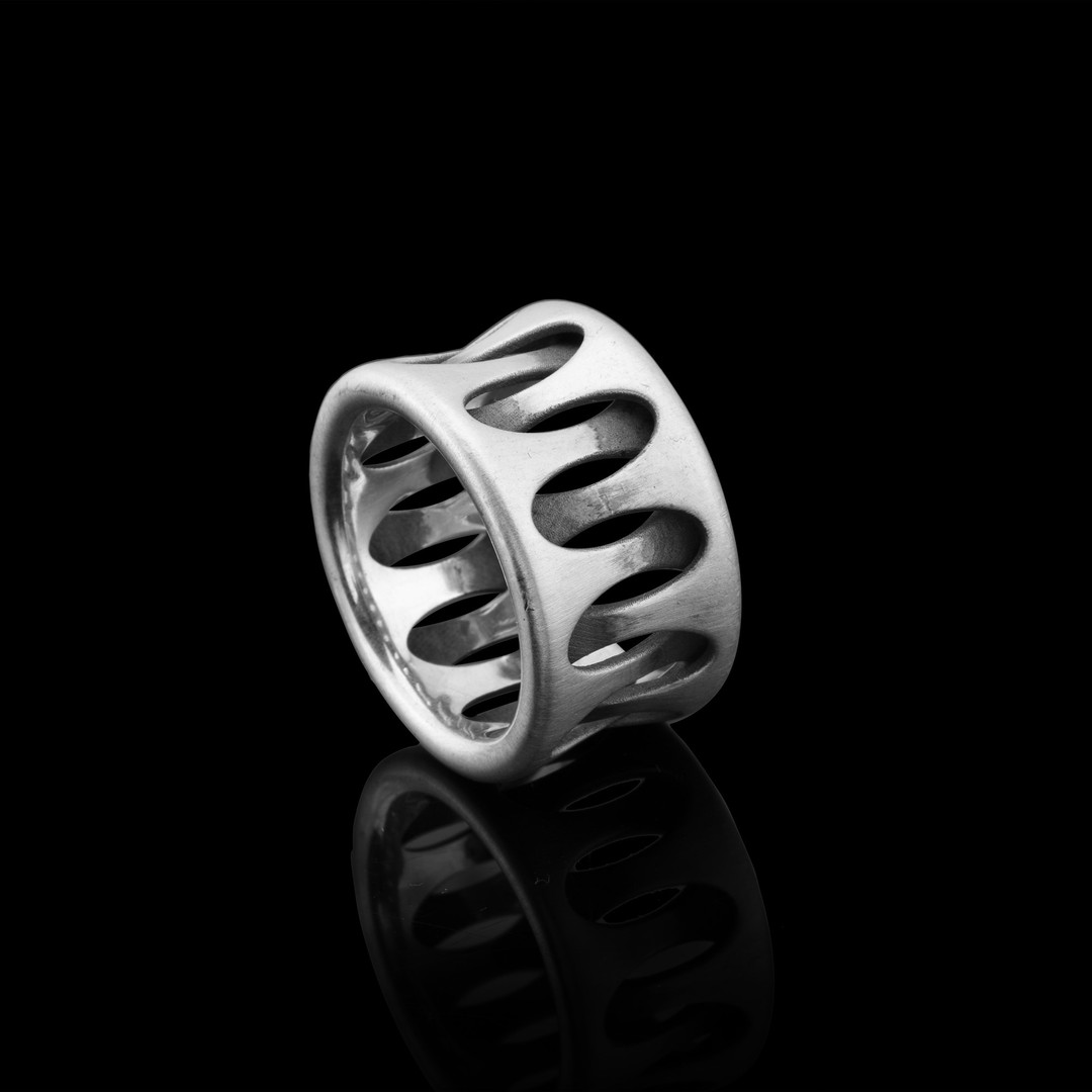 Cappadocia Handcrafted K Oxidized Sterling Silver Ring