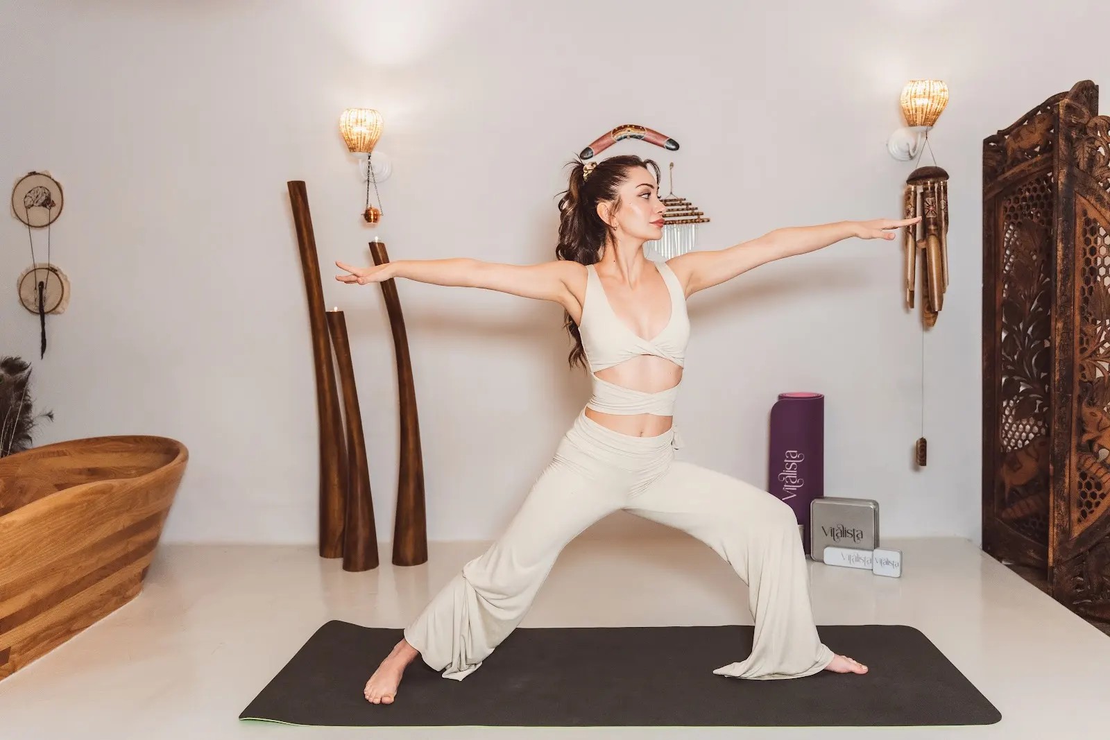 Yeşil Yoga & Pilates Kaydırmaz Yoga Matı