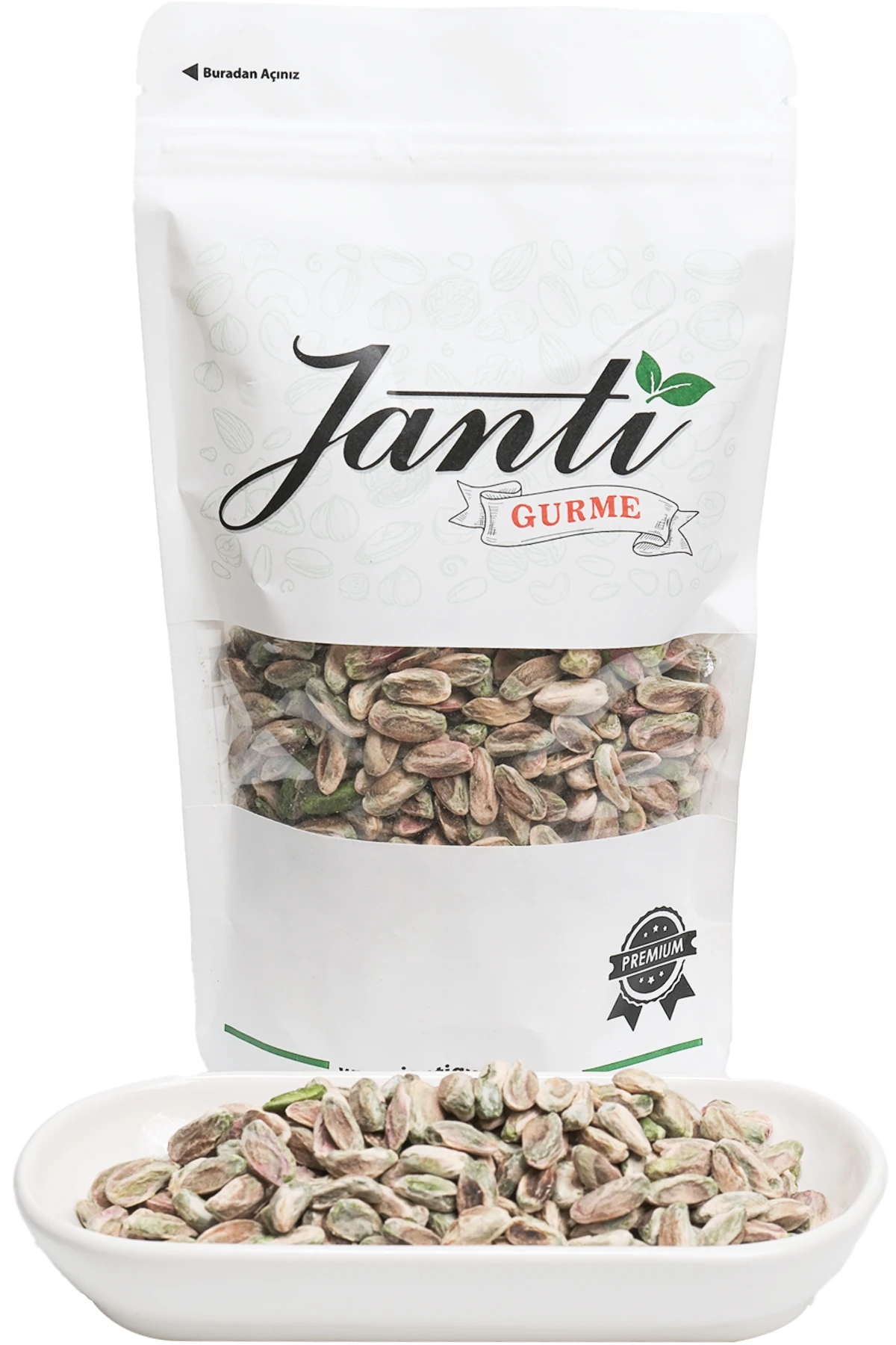 Antep Boz İç Fıstık Kuşboku (Yeni Mahsul)