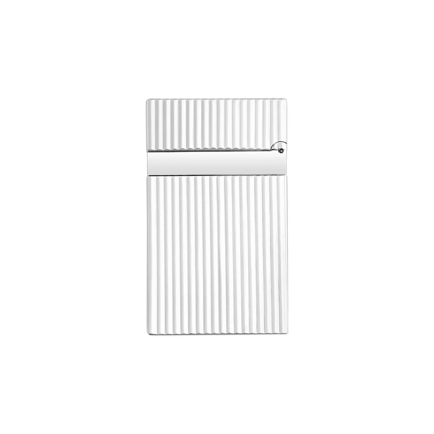 St Dupont Ligne2 Vertical Guilloche Silver