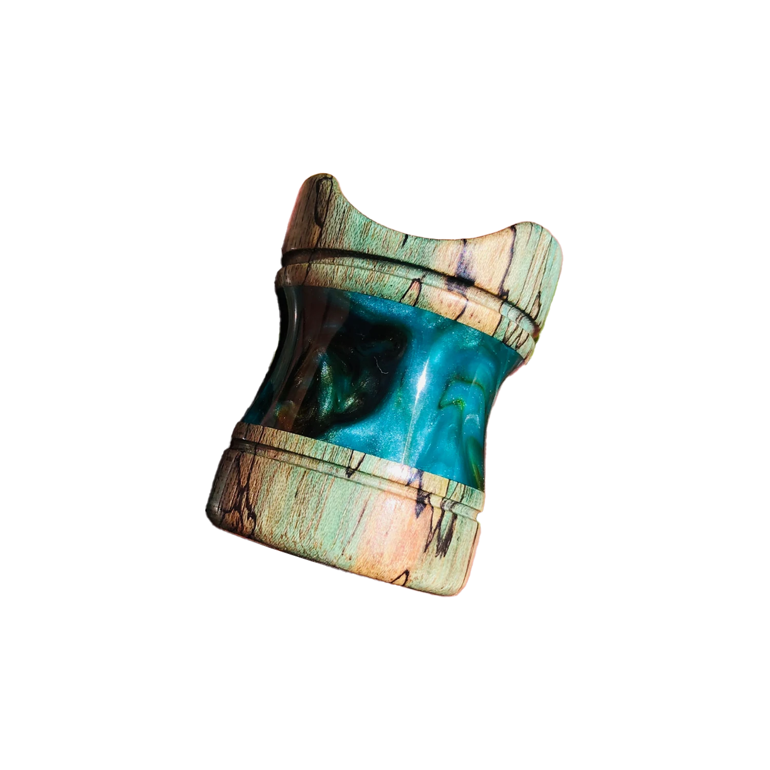 KS Design - Synthetic Amber Laminated Cigar Rests