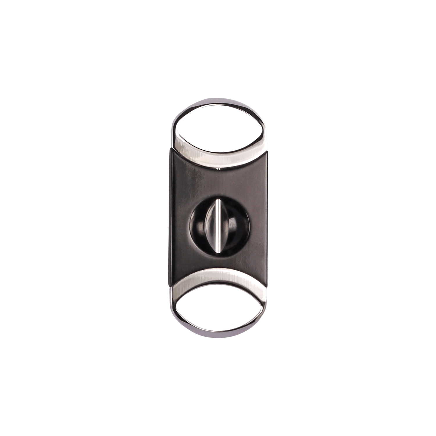 Black Metal V-Cut Cigar Cutter