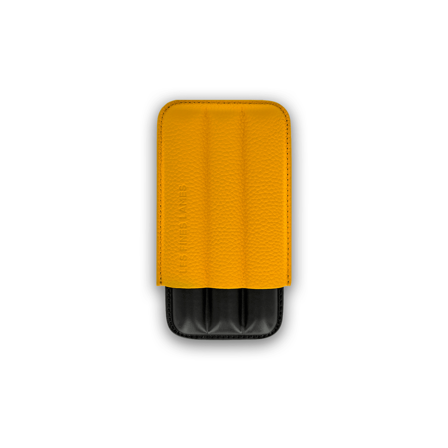 Les Fines Lames Punch Cigar Case TRIO Yellow