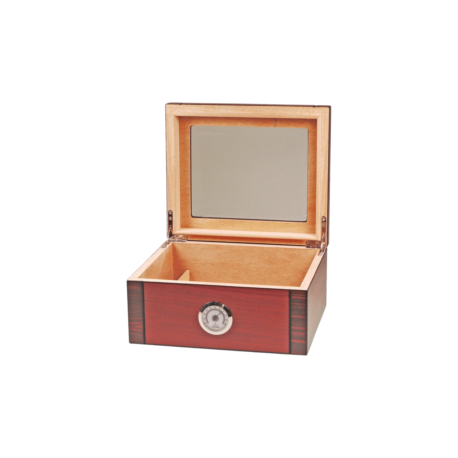 Black and Red-Brown Matte Humidor