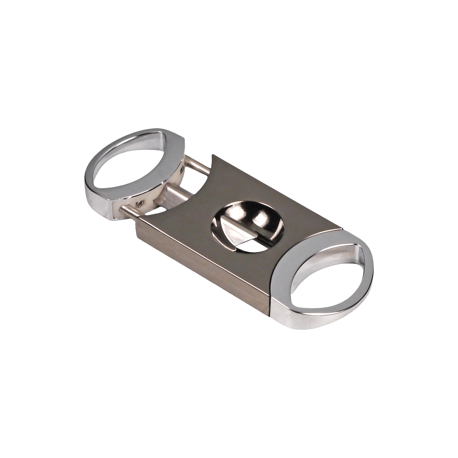 Black Metal V-Cut Cigar Cutter