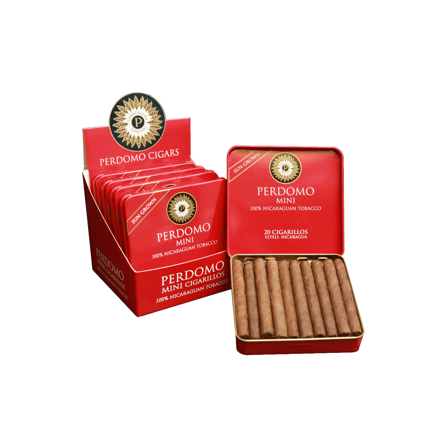 Perdomo Mini Cigarillo Sun Grown Tin 20