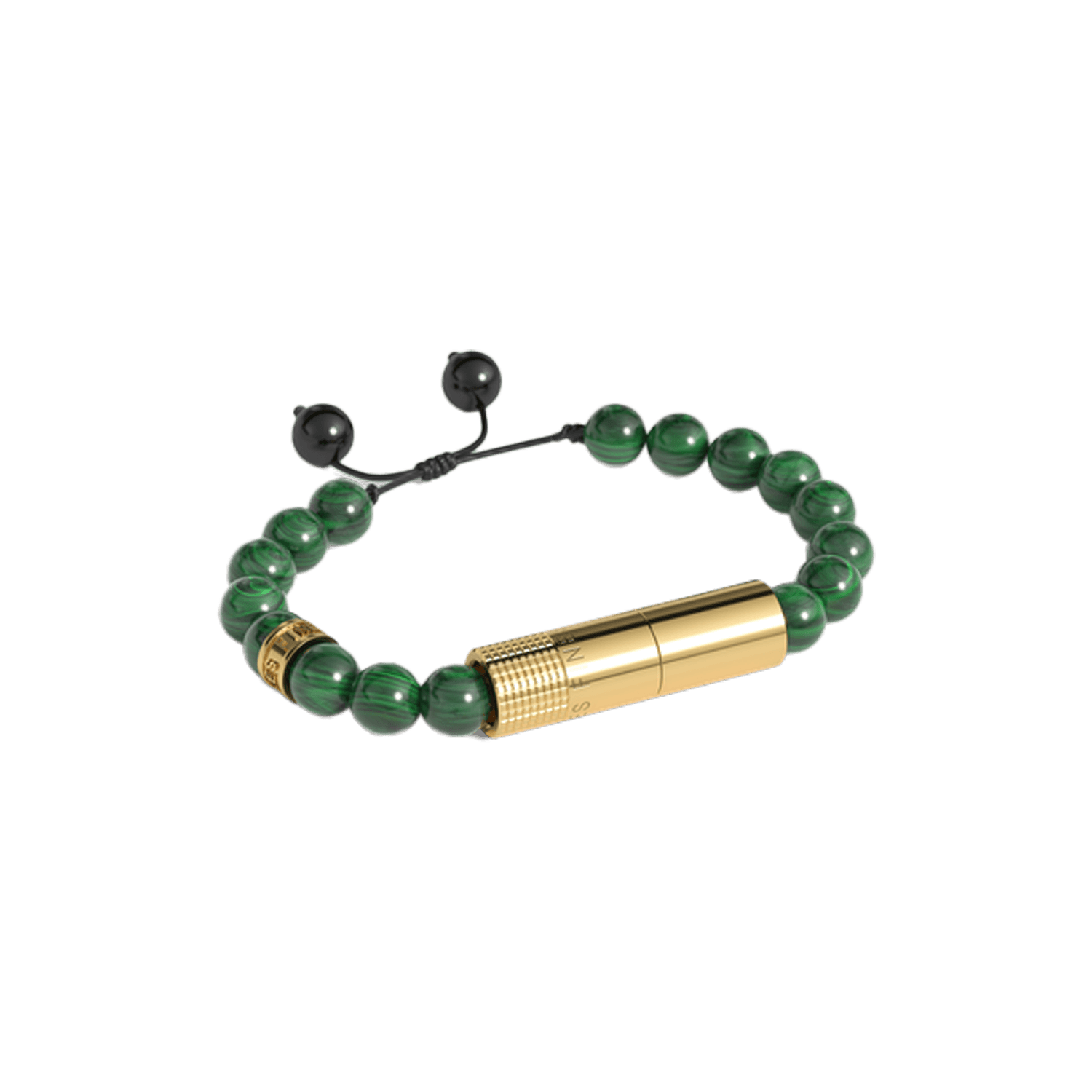 Les Fines Lames Punch Bracelet Verde Cobra Gold Ring