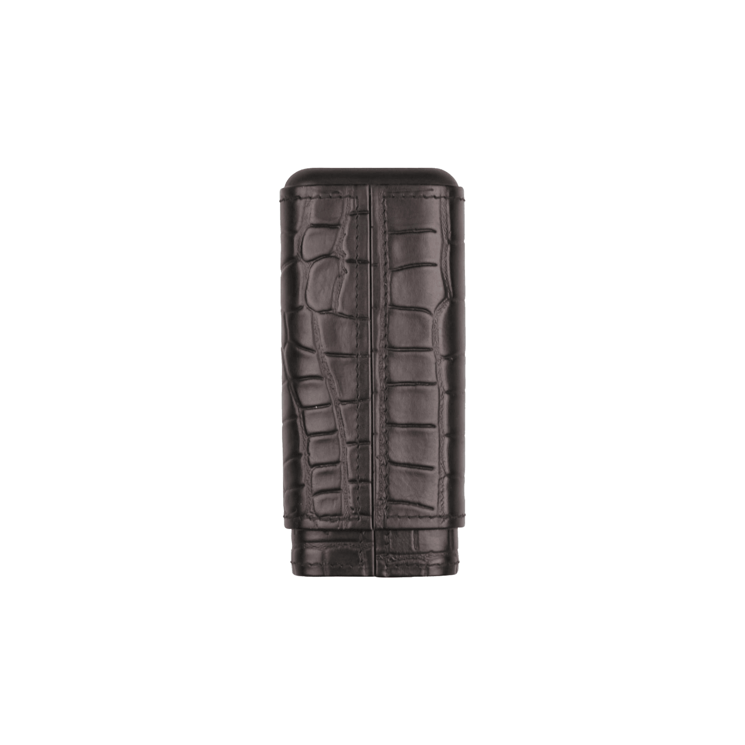 Dark Brown Leather Cigar Slide Case