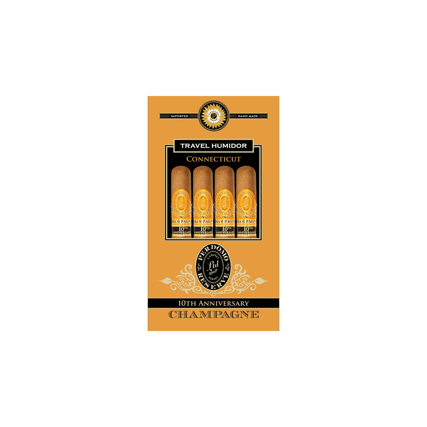 Perdomo 10th Anniversary Connecticut Travel Humidor Pack