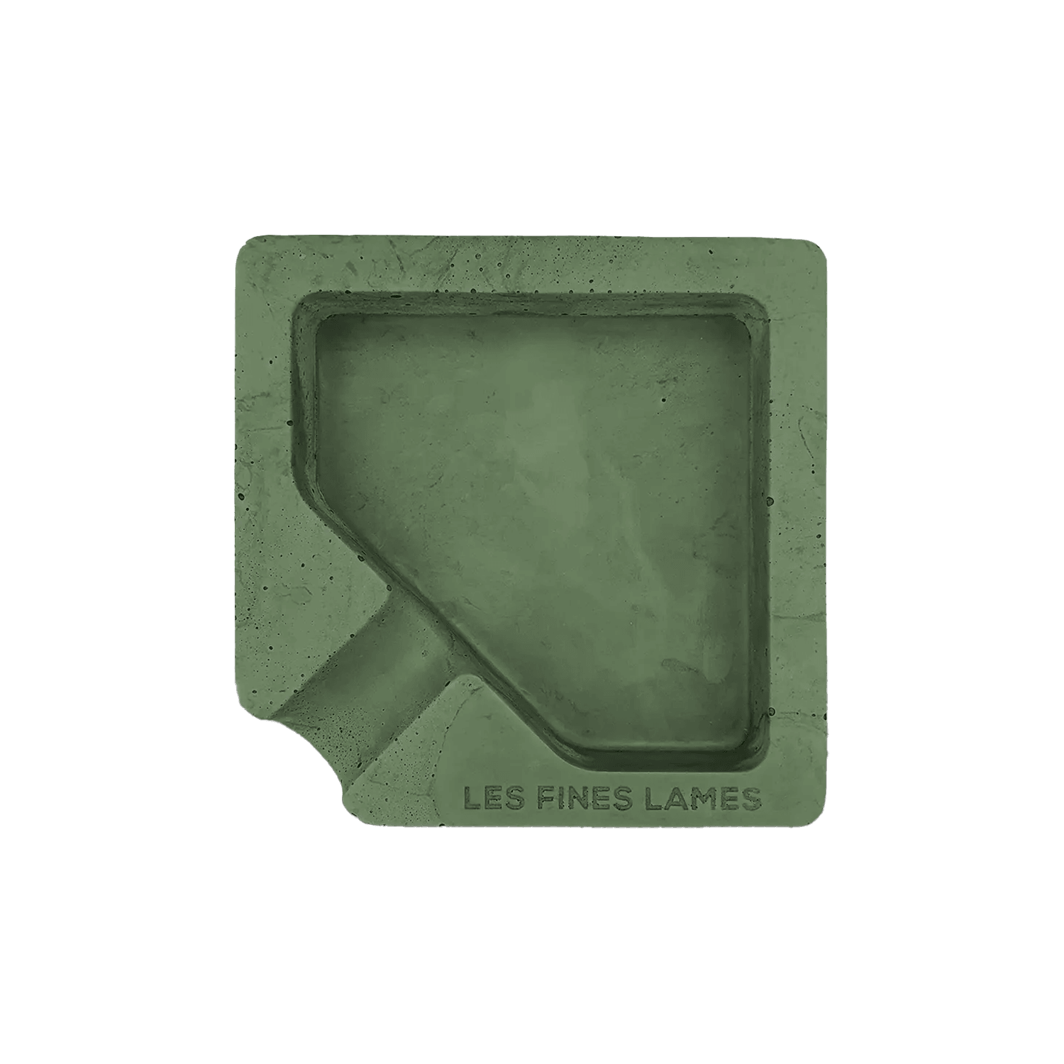 Les Fines Lames MONAD Concrete Ashtray Green