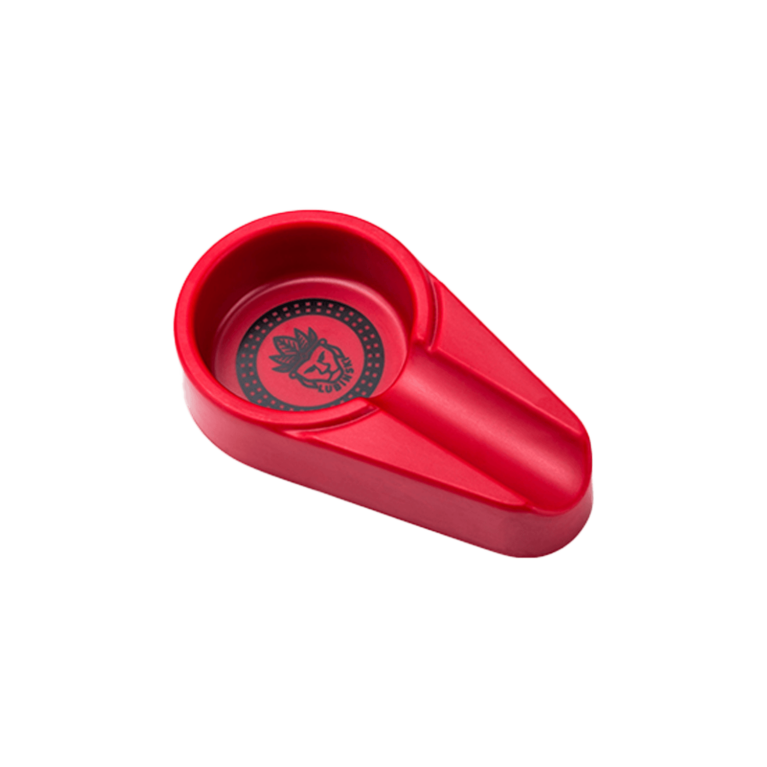 Lubinski Single Cigar Ashtray Red