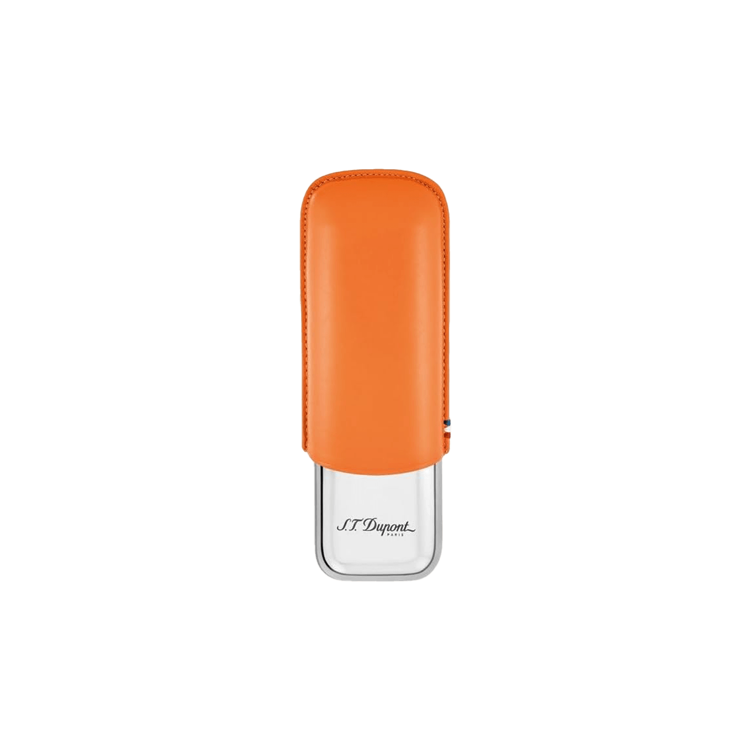 St Dupont Double Cigar Case Orange