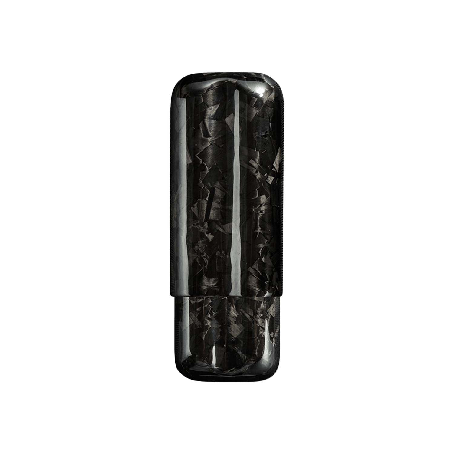 Lubinski Double Carbon Cigar Case Black