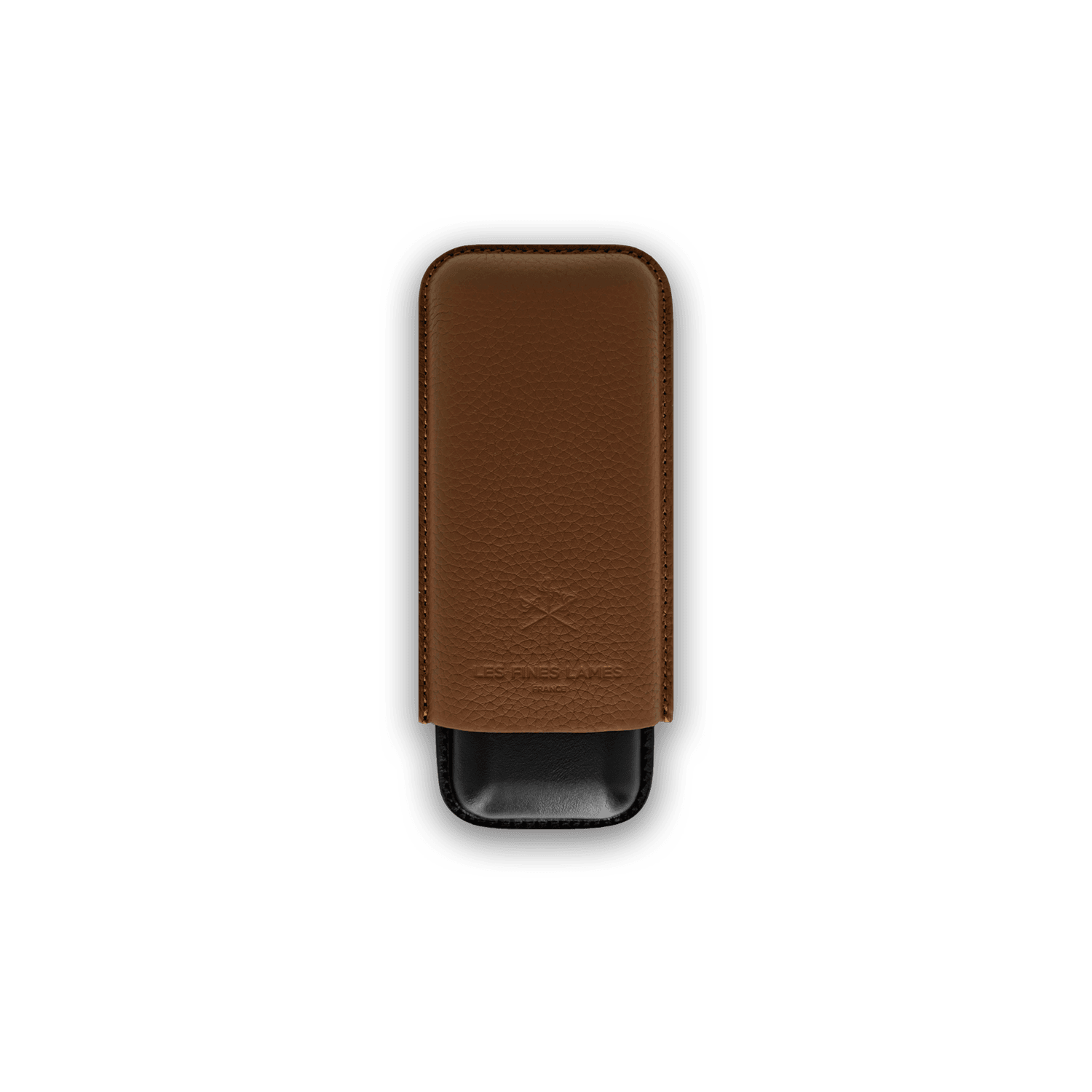 Les Fines Lames Punch Cigar Case DUO Brown