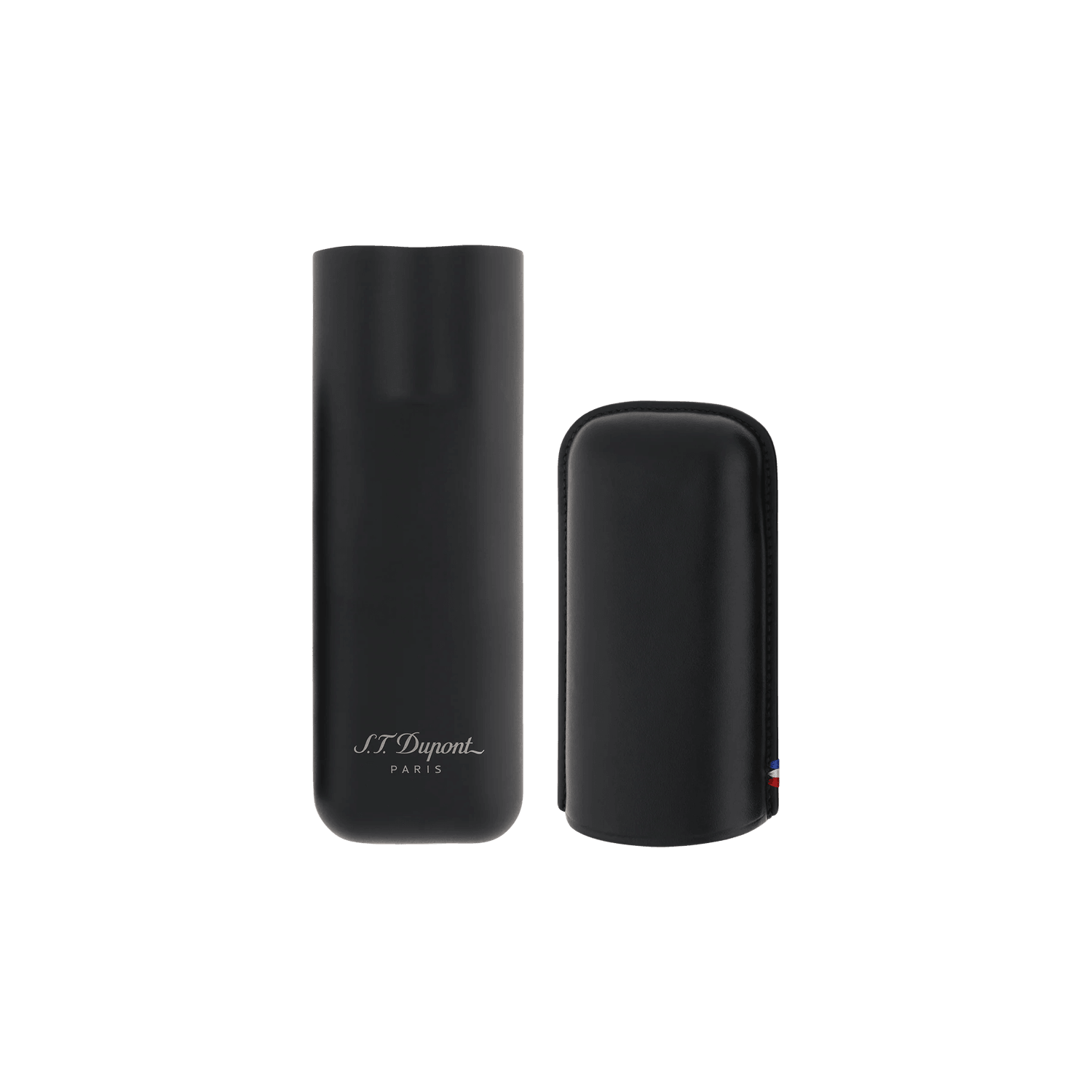 St Dupont Double Cigar Case Matt Black