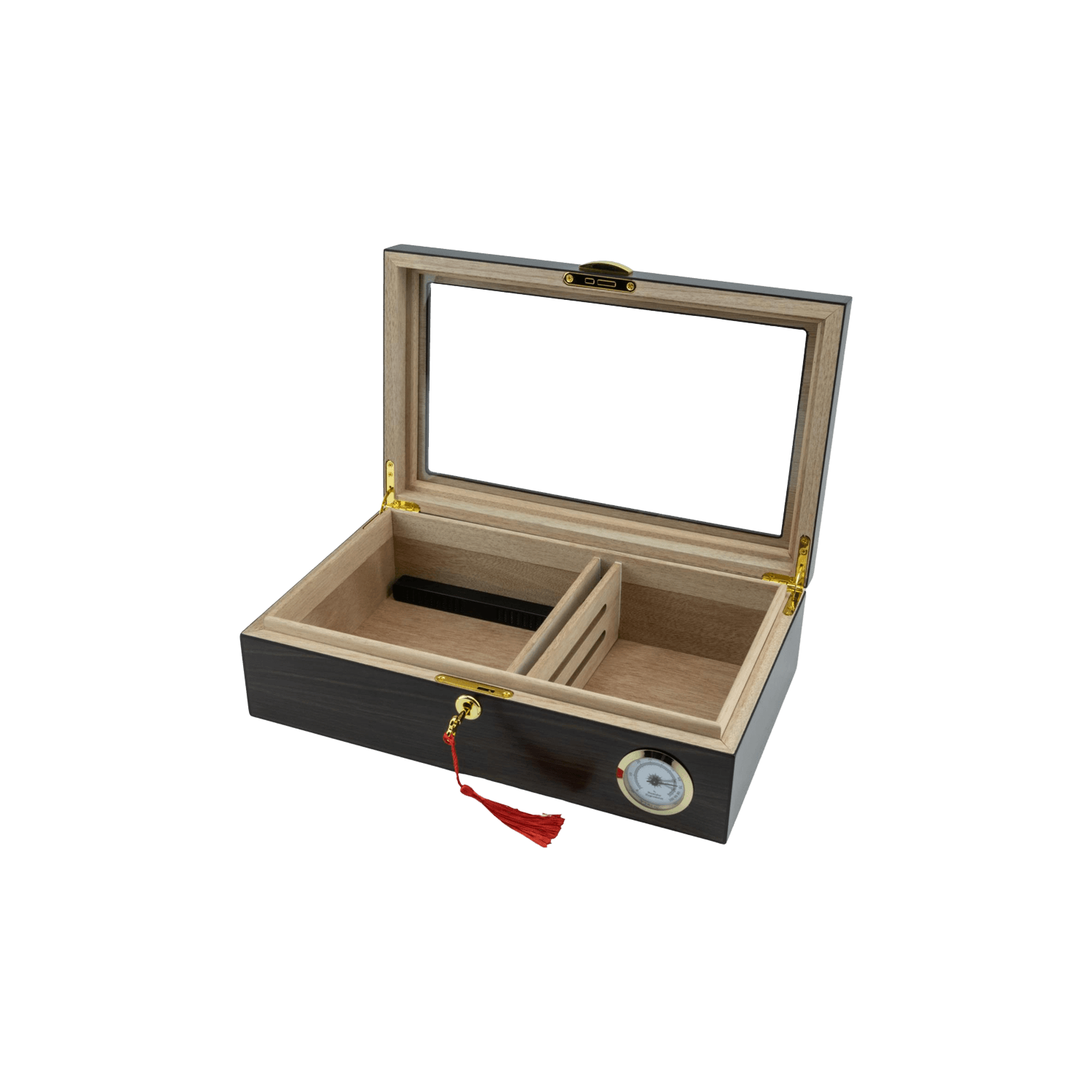 Glass Walnut Humidor