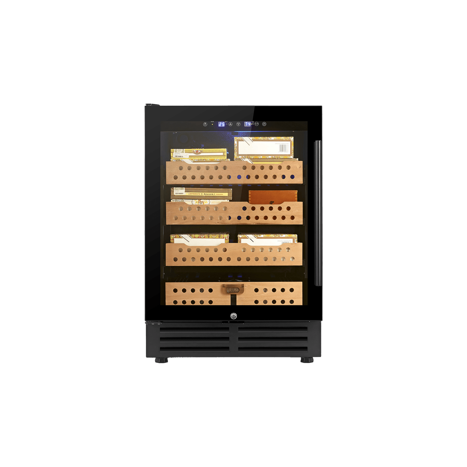 Electronic Humidor Fridge 150L Black