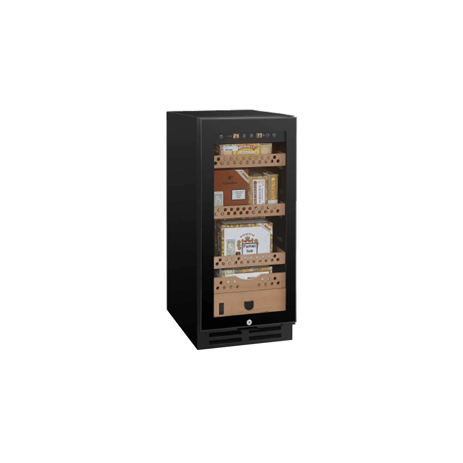 Electronic Humidor Fridge Small Black