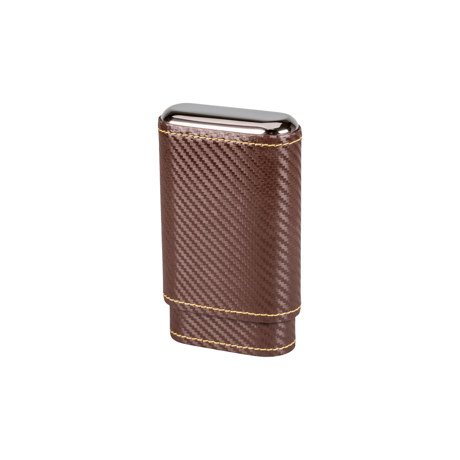 Dark Brown Leather Cigar Slide Case