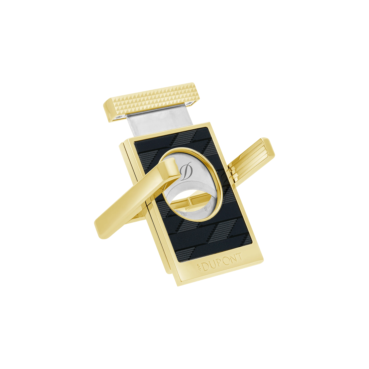 S.T. Dupont Monogram 1872 Cigar Cutter & Stand