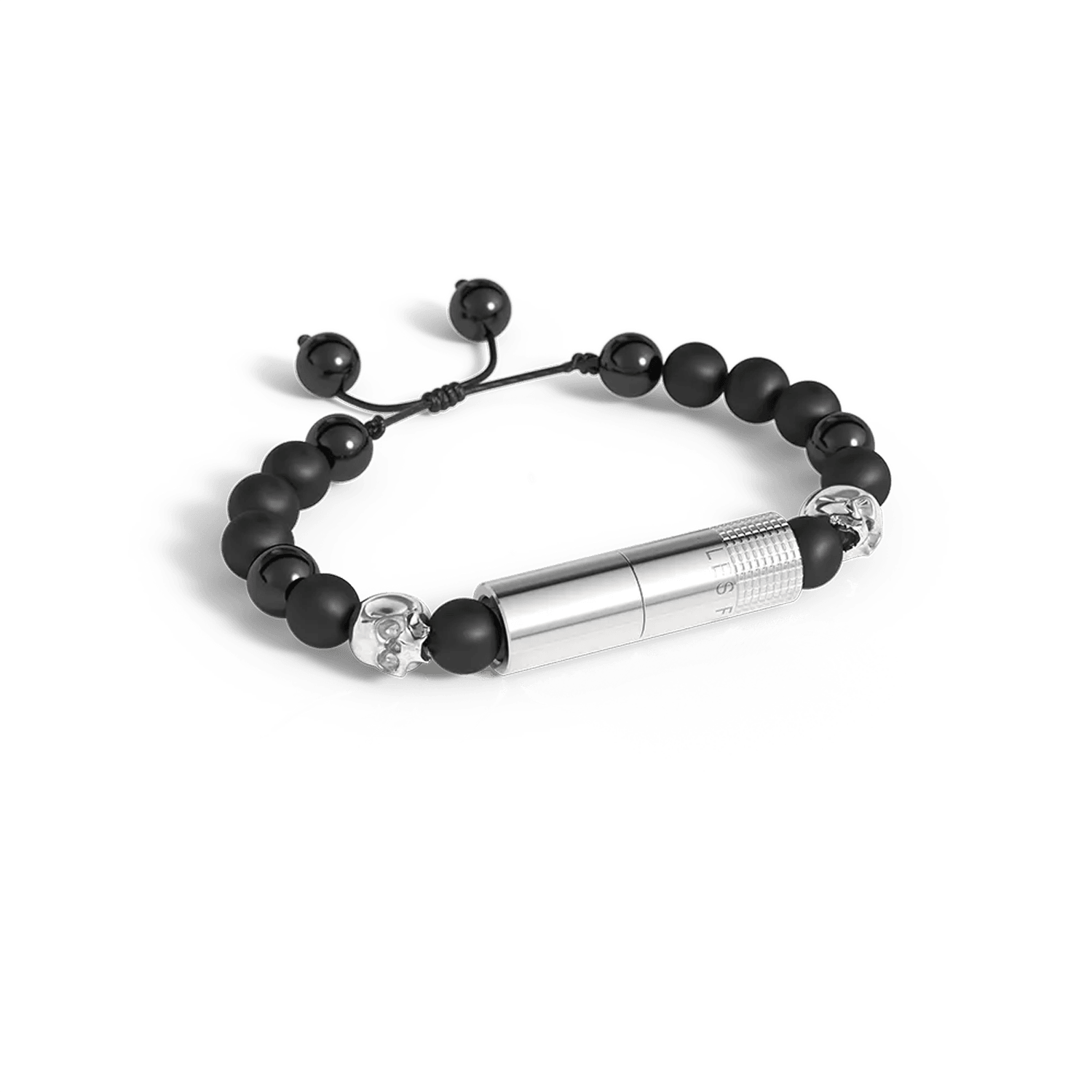 Les Fines Lames Punch Bracelet Oscuro Matt Skull