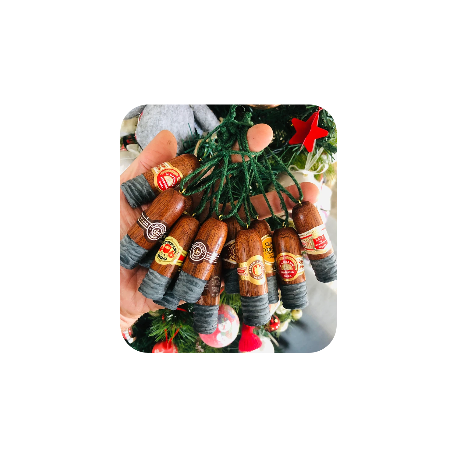 KS Design - Cigar Christmas Ornaments