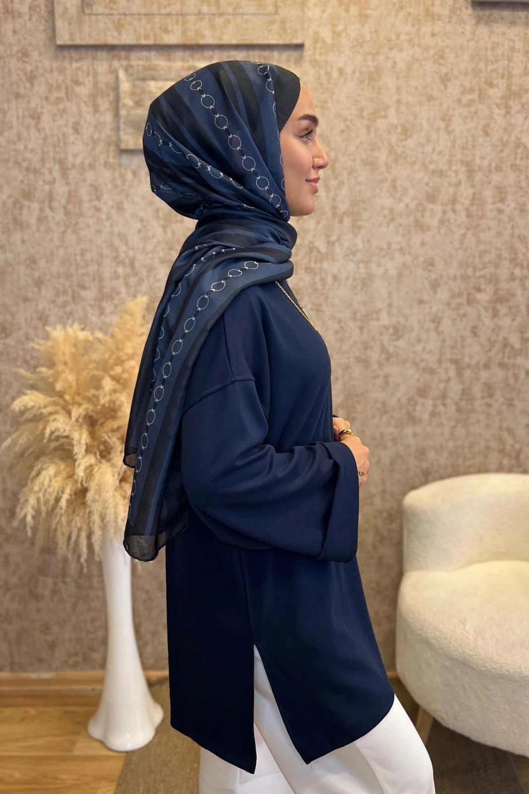 Oysho Kumaş Tunik-Lacivert