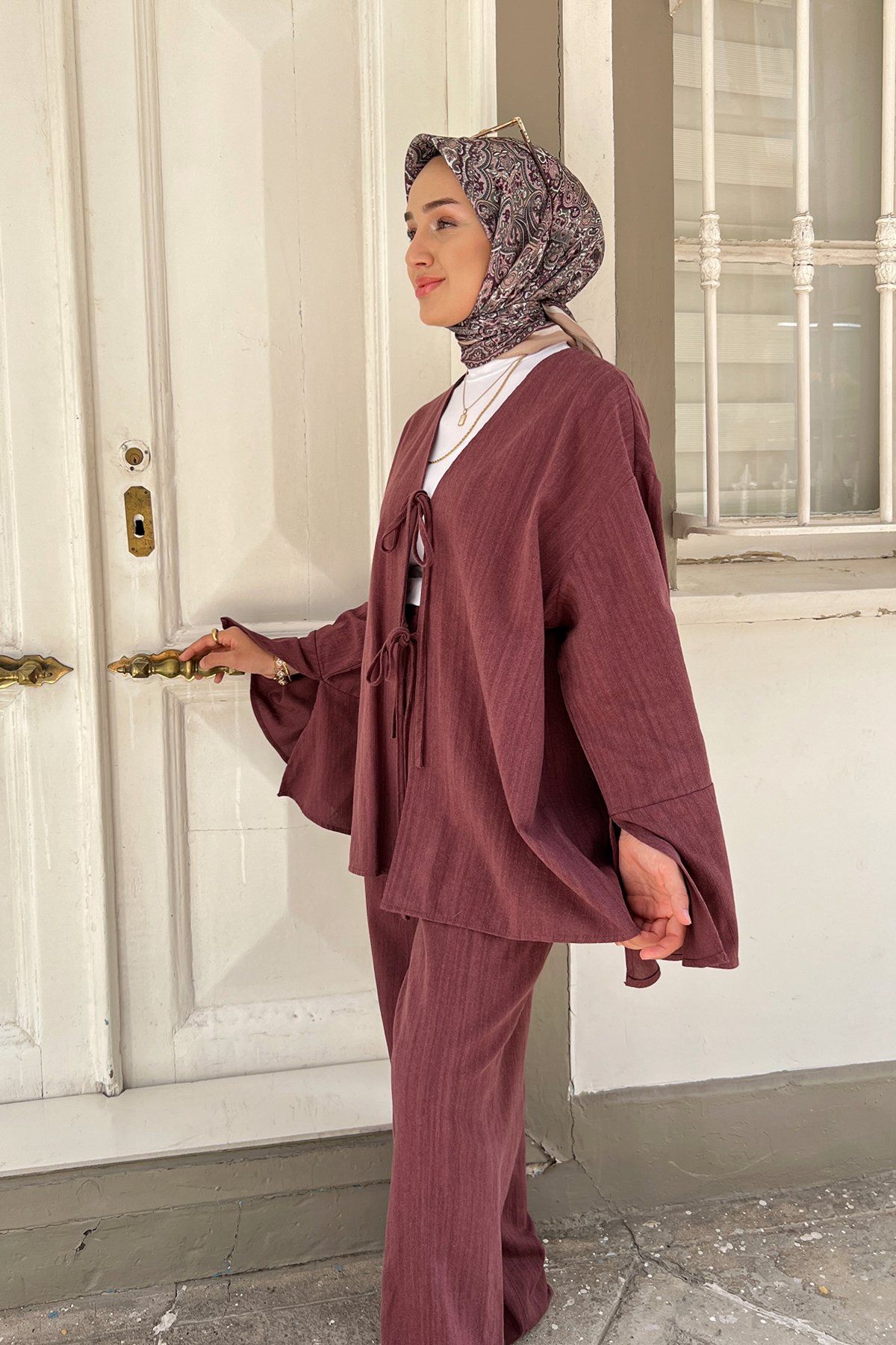 Keten İkili Takım-Mürdüm
