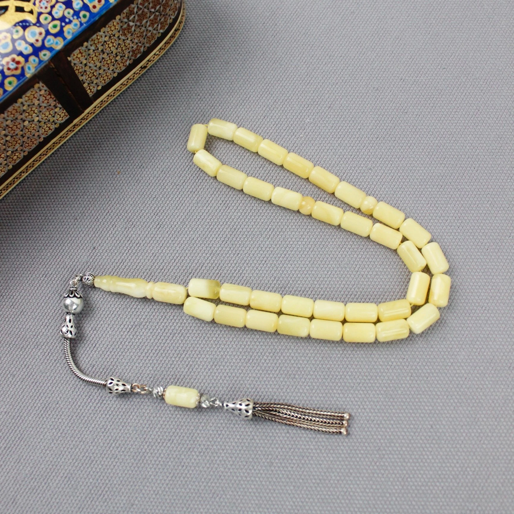 Kaliningrad Damla Kehribar Koleksiyonluk Tespih