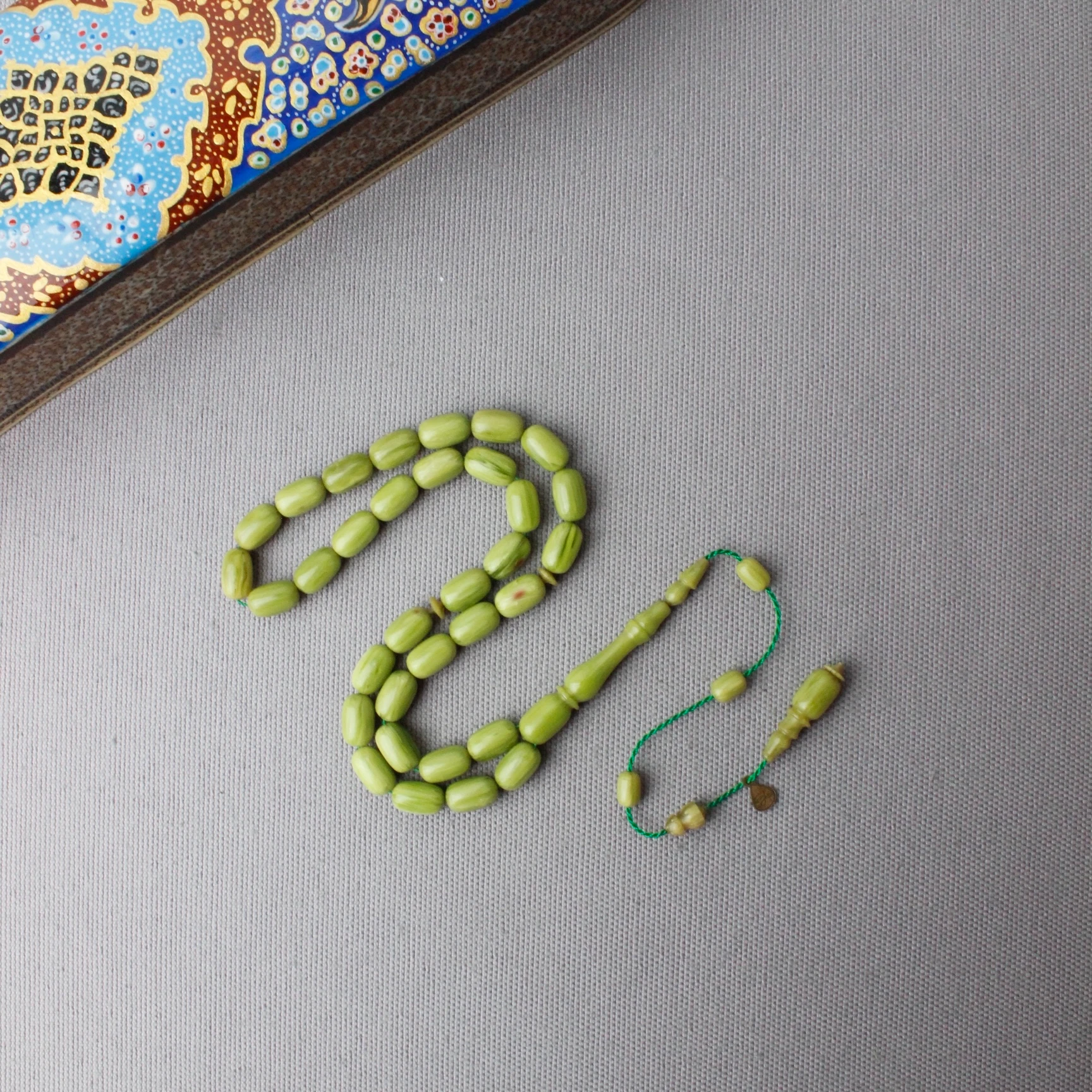 Mustafa Usta İmzalı Yoğun Hareli Katalin Tespih