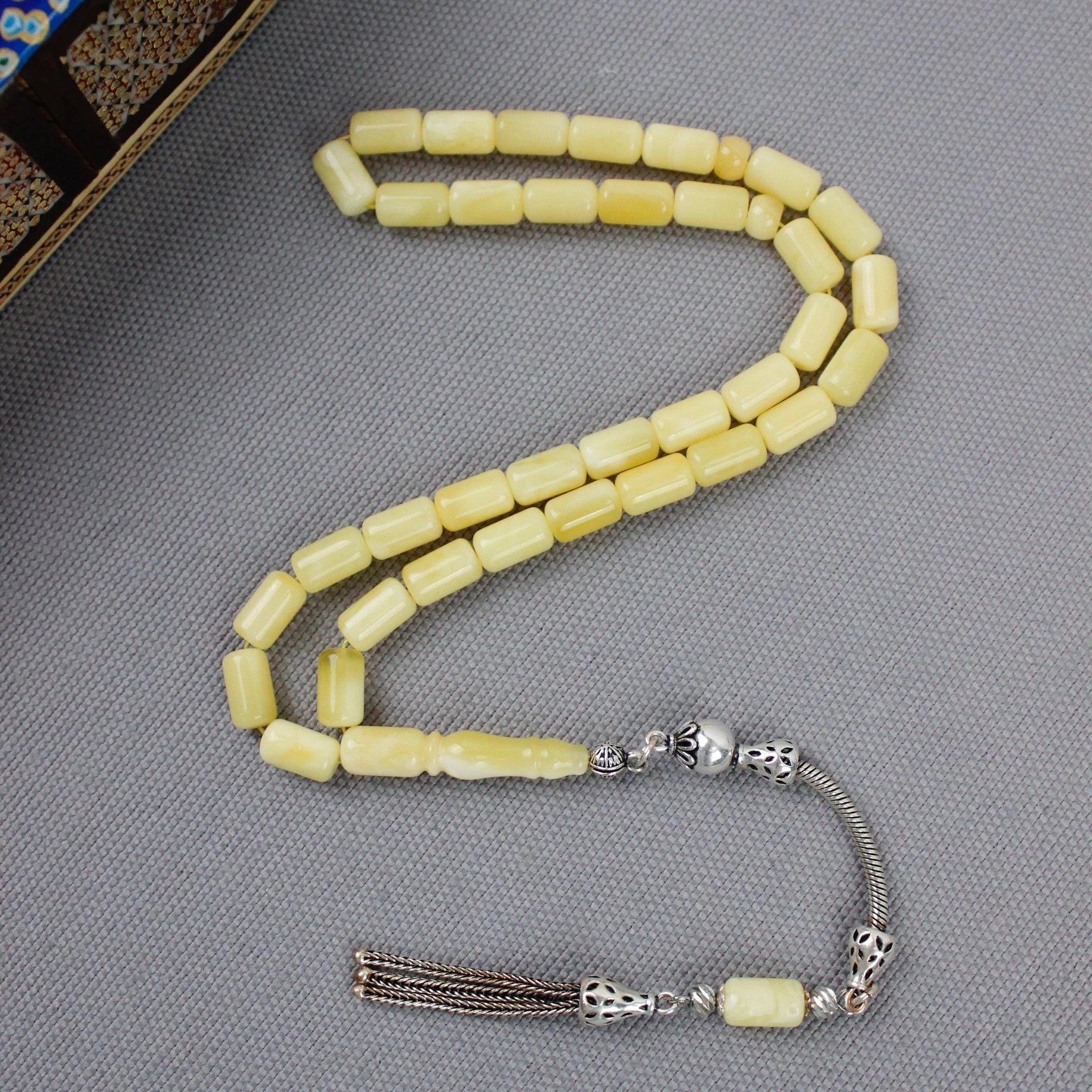 Kaliningrad Damla Kehribar Koleksiyonluk Tespih