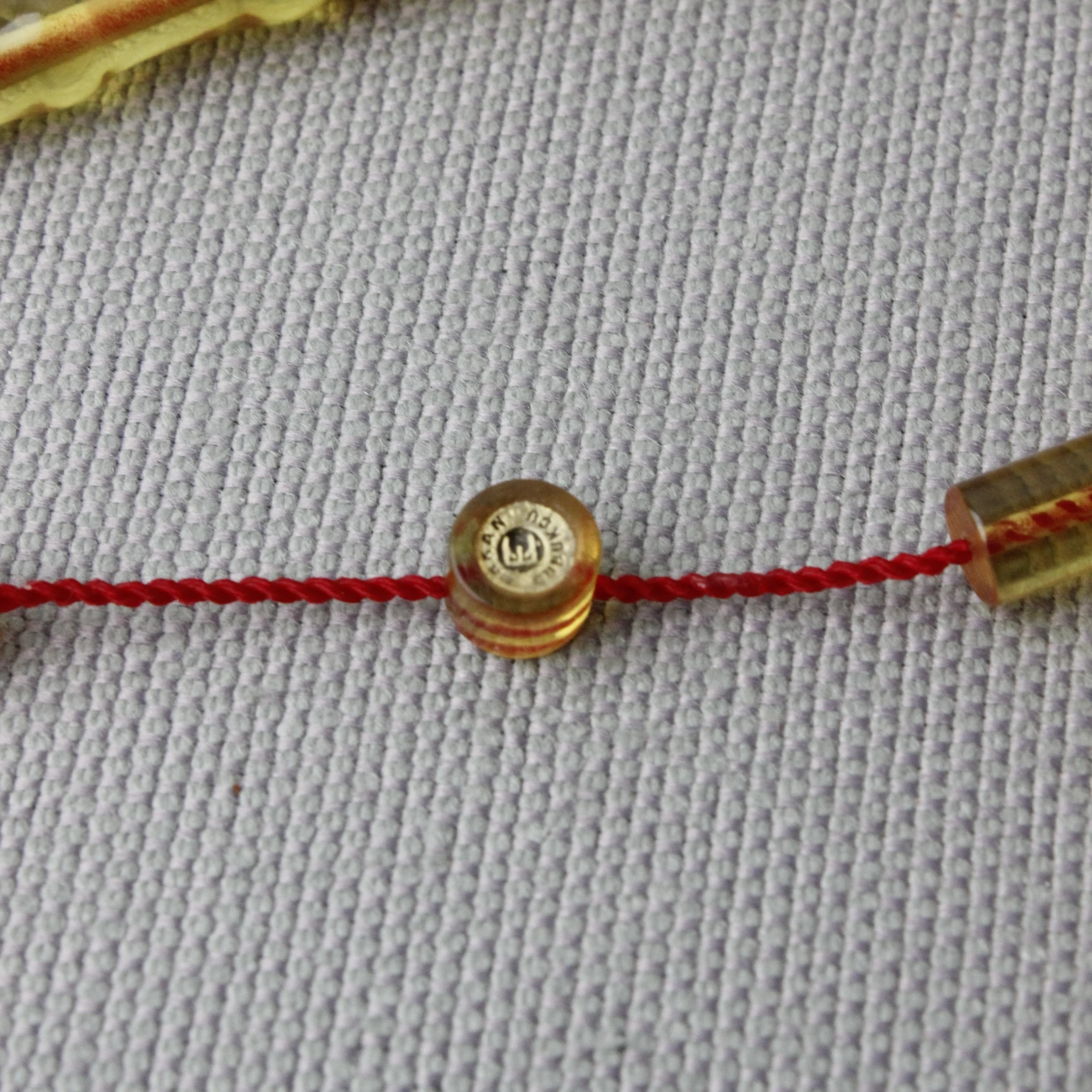 Erkan Çubukcu Usta İmzalı Şeffaf Sarı Kesme Model  Ateş Kehribar Tespih