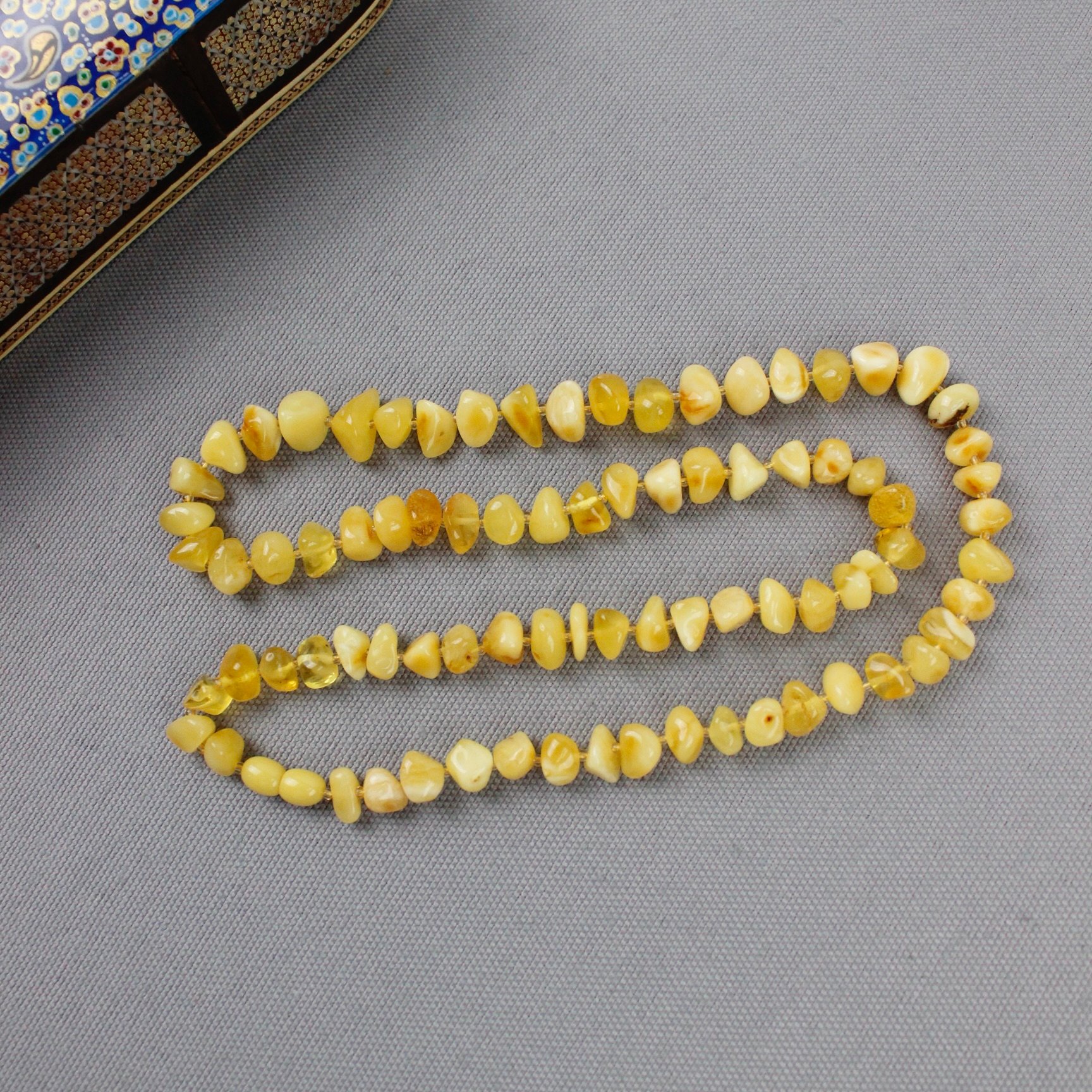 Doğal Kaliningrad Damla Kehribar Yetişkin Kolye