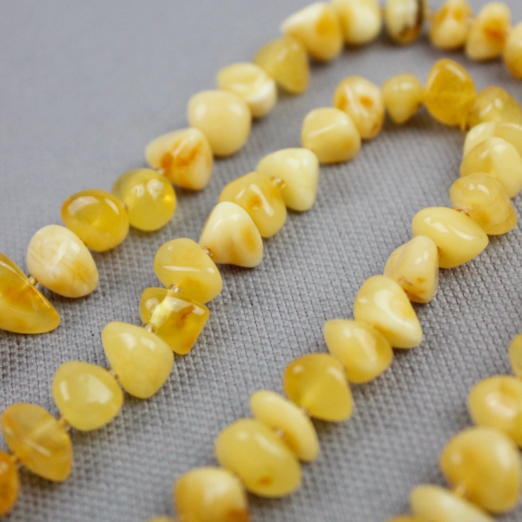 Doğal Kaliningrad Damla Kehribar Yetişkin Kolye