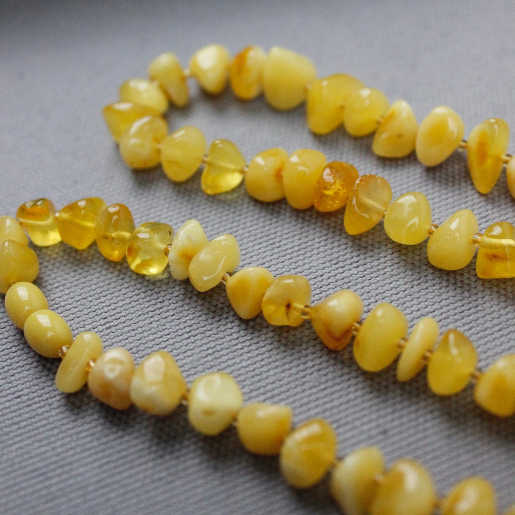 Doğal Kaliningrad Damla Kehribar Yetişkin Kolye