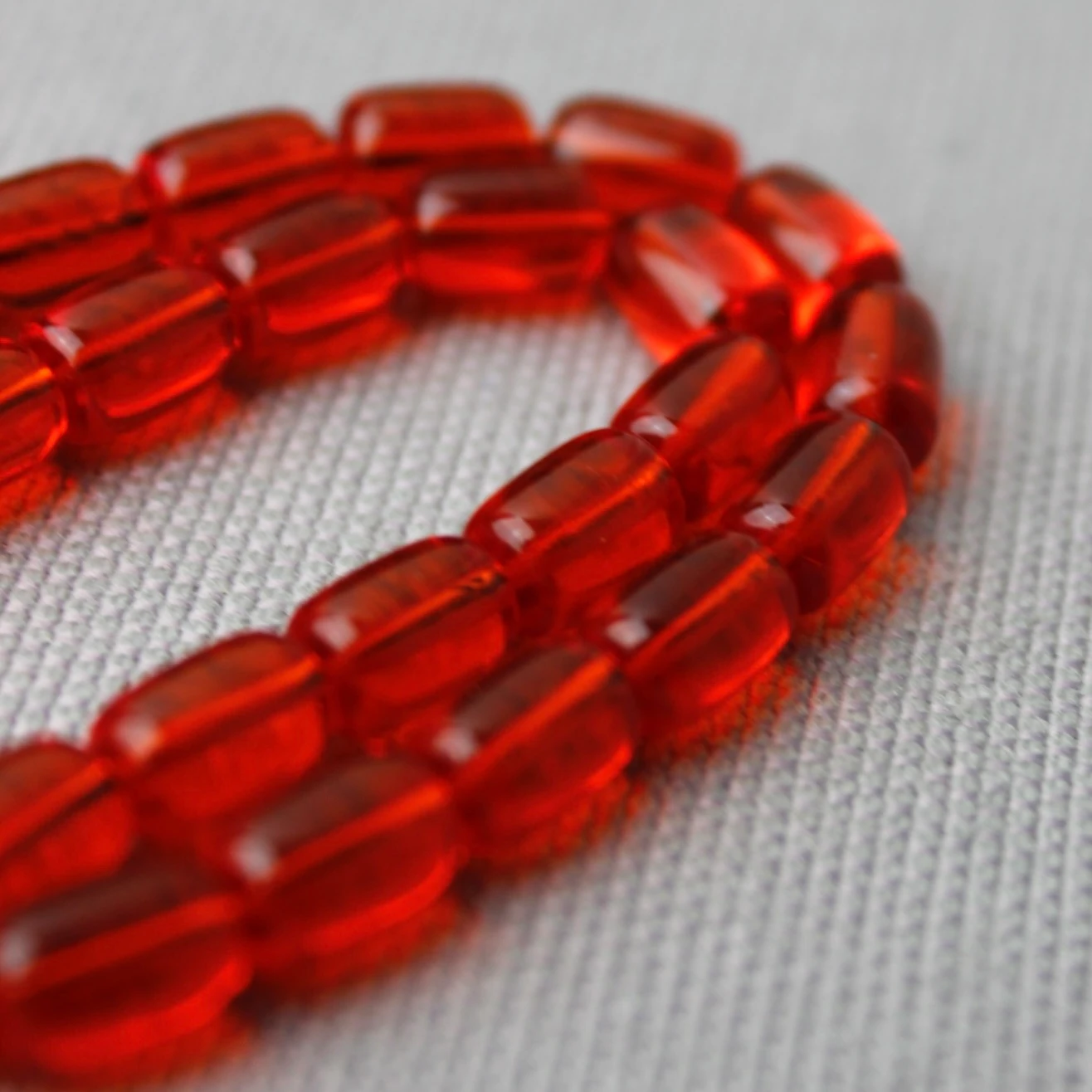 Serkan Başkan Usta İmzalı Şeffaf Turuncu Ateş Kehribar Tespih