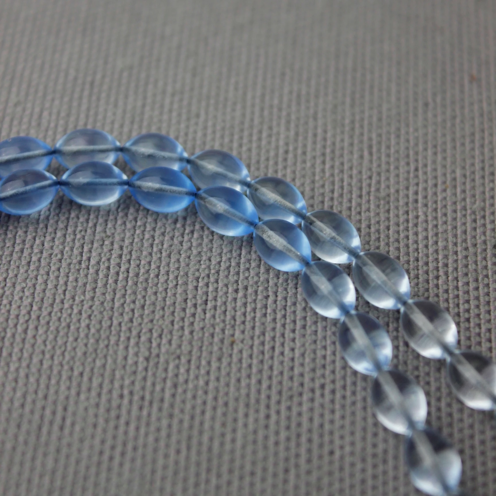 Bürokrat Boy Buz Mavisi Gümüş Püsküllü Bakalit Tespih